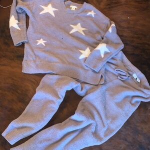 Terry sweats Beige with Stars Medium